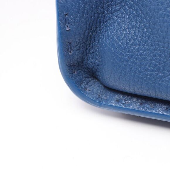 Fendi Handbag Peekaboo Regular Blue Leather Selleria Peekaboo Regular Ladies - Picture 11 of 11